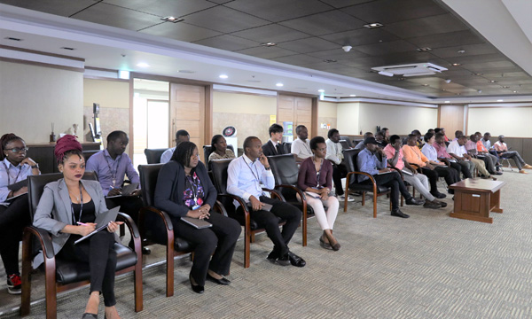 A visit of delegation from Rwanda