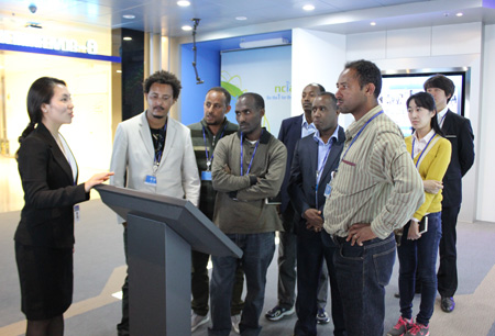 A visit of Delegation from INSA, Ethiopia