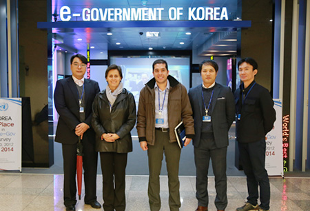 A visit of Delegation from Columbia