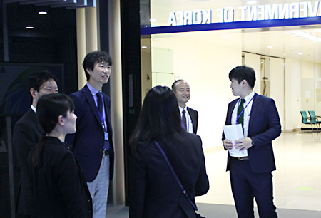 A visit of Government Delegation from Japan