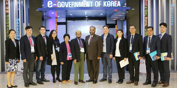 A visit of delegation from Asian countries