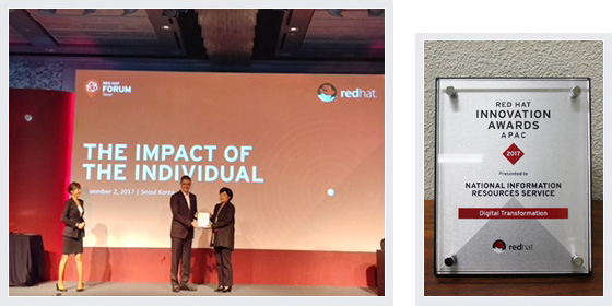 Digital Innovation Award at 「Redhat Forum Seoul 2017」