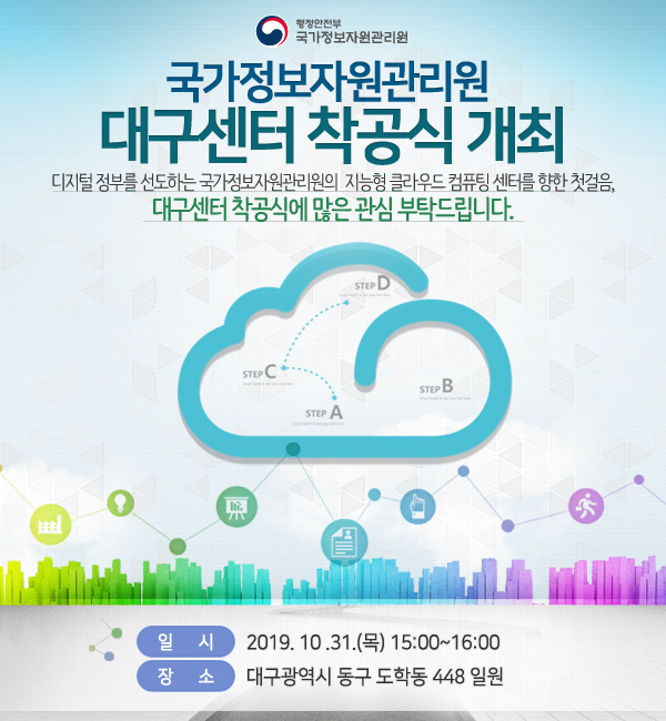 국가정보자원관리원 대구센터 착공식 개최