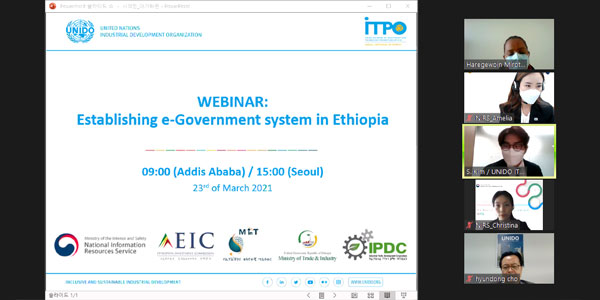 Webinar with Ethiopian Government