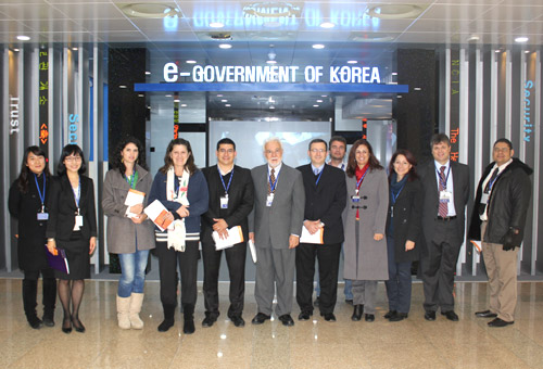 Visit of government delegation from Brazil, Columbia, El Salvador and Uruguay