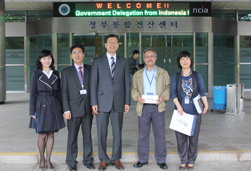 A visit of Vice Chairman of Indonesia National ICT Council