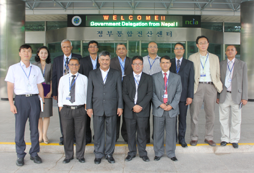 A visit of Public Officials from Nepal