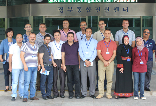A visit of Government Delegation from Palestine