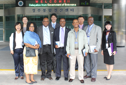 A visit of Delegation from Botswana