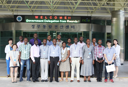 A visit of Government Delegation from Rwanda