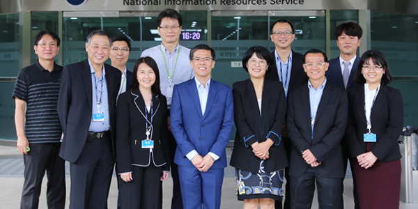 A visit of delegation from Govtech, Singapore