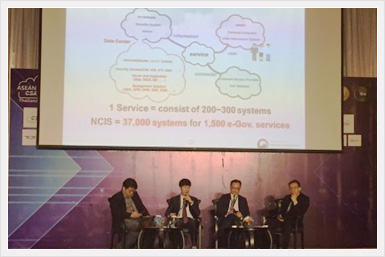 태국 ASEAN CSA Summit 참가하여 회의를 하고 있다.