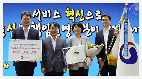 국가정보자원관리원 책임운영기관 최우수기관 선정 및 수상